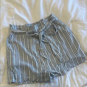 Lost + Wander Striped Blue and White Shorts